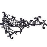 Masque de bal brodé en dentelle noire Nessiworld n° 13